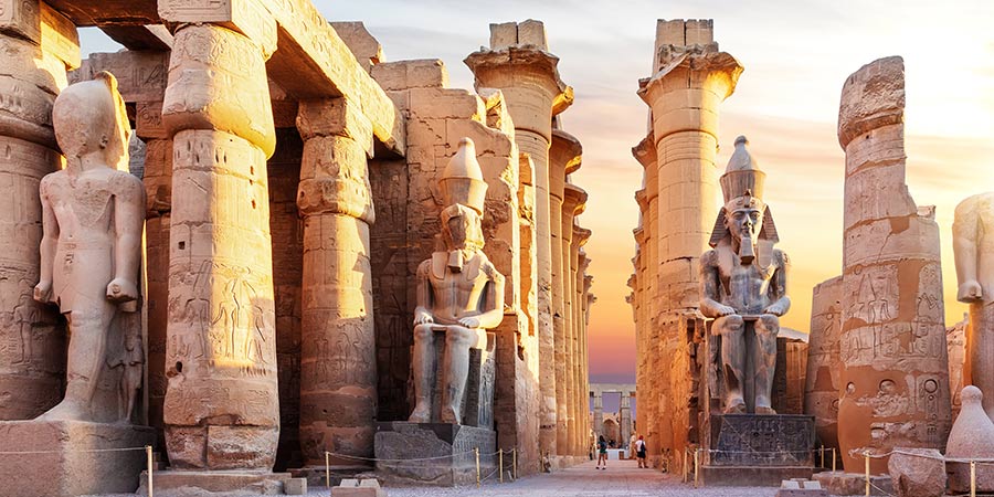 Walking among the stunning Karnak and Luxor Temples