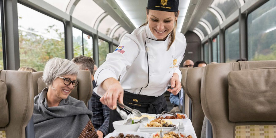 SilverLeaf in-seat dining service